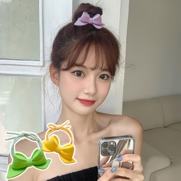 hair accessories girls cute colorful bow scrunchie ponytail hold elastic bands sweet rubber tie fashion, Slivery;white
hair accessories girls cute colorful bow scrunchie ponytail hold elastic bands sweet rubber tie fashion, Slivery;white