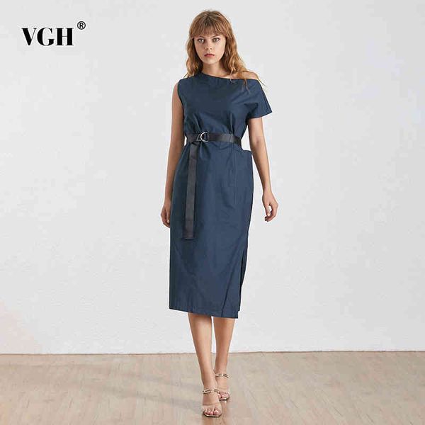 vgh elegant dresses for women slash neck hem split high waist lace up slim solid dress female fashion clothing summer 210421, Black;gray
vgh elegant dresses for women slash neck hem split high waist lace up slim solid dress female fashion clothing summer 210421, Black;gray