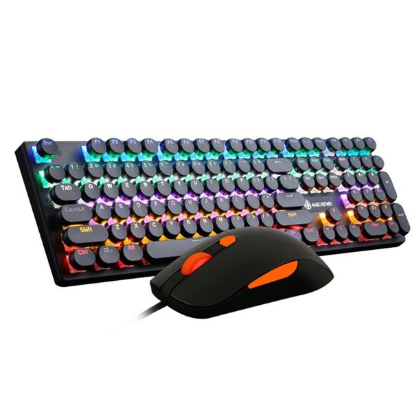 retro round keycap 108-key computer office eat chicken wired keyboard and mouse set green shaft keyboards
retro round keycap 108-key computer office eat chicken wired keyboard and mouse set green shaft keyboards