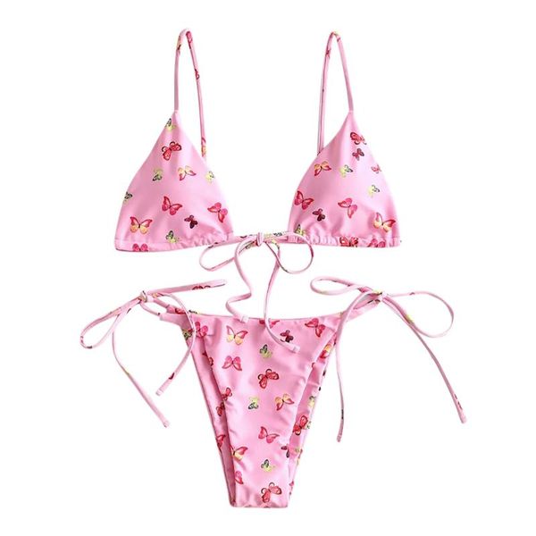 women's swimwear womail 2021 multicolor butterfly printed two piece bandage split sets plus size wire beachwear bikinis, White;black
women's swimwear womail 2021 multicolor butterfly printed two piece bandage split sets plus size wire beachwear bikinis, White;black