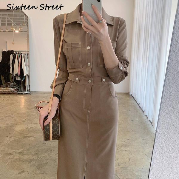 casual dresses for women autumn chic french lapel single breasted elastic split y2k clothing vintage korean vestido de mujer 2021, Black;gray
casual dresses for women autumn chic french lapel single breasted elastic split y2k clothing vintage korean vestido de mujer 2021, Black;gray