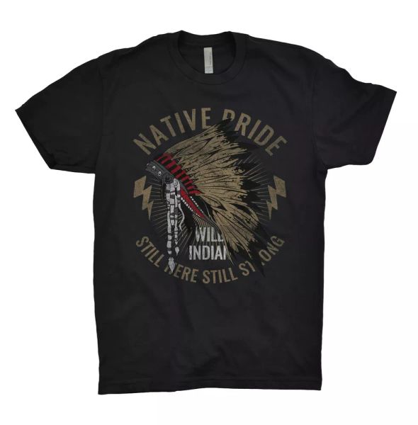 native pride t shirt wild indian american indian movement america usa, White;black
native pride t shirt wild indian american indian movement america usa, White;black