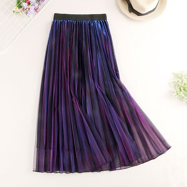 skirts spring woman elastic high waist gradient color mesh women a-line pleated mujer faldas femme jupes qi3j, Black
skirts spring woman elastic high waist gradient color mesh women a-line pleated mujer faldas femme jupes qi3j, Black