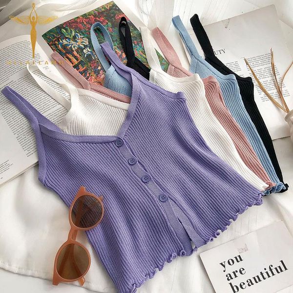 women's tanks & camis casual knitting women solid v collar ribbed button backless spaghetti strap elastic beach holiday female cami, White
women's tanks & camis casual knitting women solid v collar ribbed button backless spaghetti strap elastic beach holiday female cami, White
