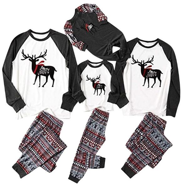 men's tracksuits 2021 christmas breathable parent-child wear a family of four elk letter printed long sleeve round neck pajamas/home, Gray
men's tracksuits 2021 christmas breathable parent-child wear a family of four elk letter printed long sleeve round neck pajamas/home, Gray