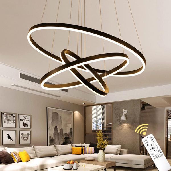 modern led luminous circle acrylic ring chandelier black gold brown living room dining lighting pendant lamps
modern led luminous circle acrylic ring chandelier black gold brown living room dining lighting pendant lamps