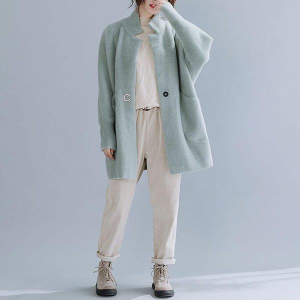 women's trench coats fashion long sleeve coat 2021 autumn winter pink light green plus size velvet women overcoat clothes, Tan;black
women's trench coats fashion long sleeve coat 2021 autumn winter pink light green plus size velvet women overcoat clothes, Tan;black