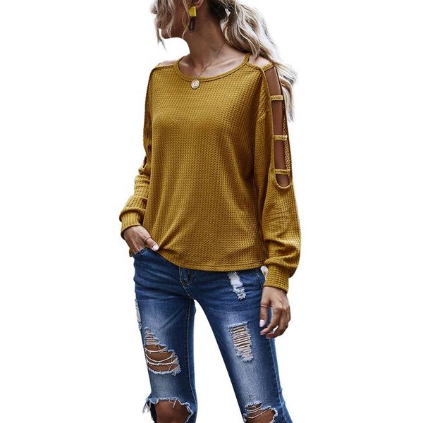 women's sweaters cold shoulder , casual long sleeve round neck cut out solid color loose blouses, White;black
women's sweaters cold shoulder , casual long sleeve round neck cut out solid color loose blouses, White;black