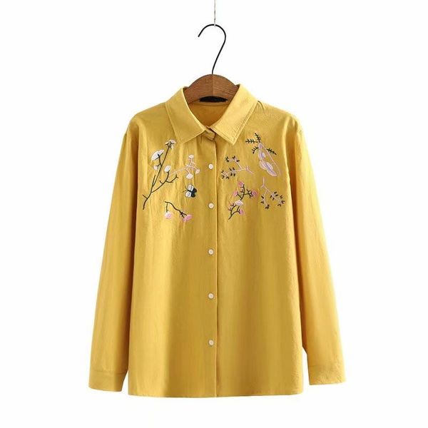 plus size t-shirt shirt for women large fatwomen wear in spring and autumn cotton fabric long sleeve embroidery flowers, Black
plus size t-shirt shirt for women large fatwomen wear in spring and autumn cotton fabric long sleeve embroidery flowers, Black