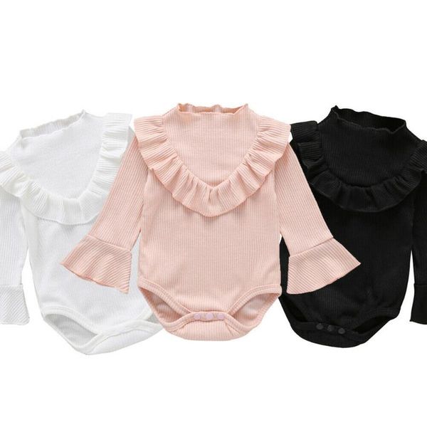 rompers toddler baby clothes boys girls romper ribbed jumpsuit bodysuit flare long sleeve children's clothing set solid outfits 0-18m, Blue
rompers toddler baby clothes boys girls romper ribbed jumpsuit bodysuit flare long sleeve children's clothing set solid outfits 0-18m, Blue