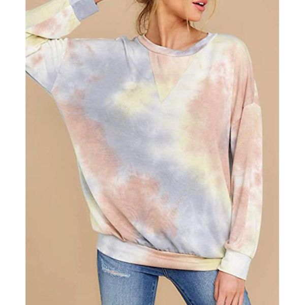 women's hoodies & sweatshirts tie dye gradient sweatshirt women o neck long sleeve for teen girls loose pullover wear leisure casual d, Black
women's hoodies & sweatshirts tie dye gradient sweatshirt women o neck long sleeve for teen girls loose pullover wear leisure casual d, Black