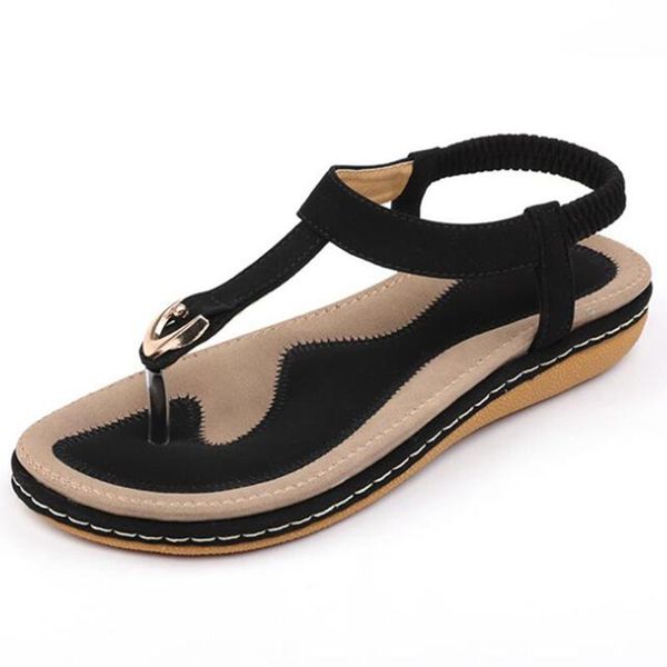 fashion women sandals summer comfy flip flops buckle bohemian flat elastic band beach shoes zapatillas mujer ll98, Black
fashion women sandals summer comfy flip flops buckle bohemian flat elastic band beach shoes zapatillas mujer ll98, Black