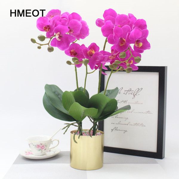 decorative flowers & wreaths nordic real touch orchid artificial flower+gold plated vase+green leaves set succulent phalaenopsis flower pot
decorative flowers & wreaths nordic real touch orchid artificial flower+gold plated vase+green leaves set succulent phalaenopsis flower pot