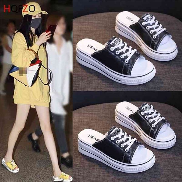 hqfzo fashion casual sneakers wees heels slides sandals comfort platform slippers women shoes summer 210310, Black
hqfzo fashion casual sneakers wees heels slides sandals comfort platform slippers women shoes summer 210310, Black
