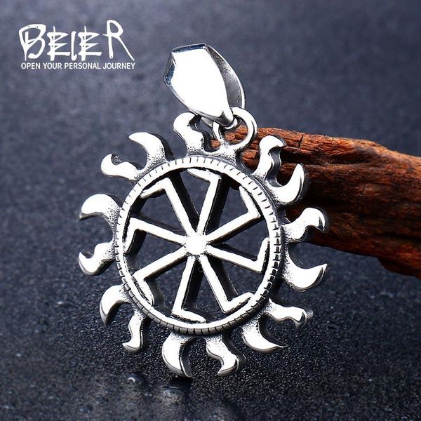 pendant necklaces beier 316l stainless steel viking solar amulet necklace nordic charm slavic star lada sign pendants talisman lp306, Silver
pendant necklaces beier 316l stainless steel viking solar amulet necklace nordic charm slavic star lada sign pendants talisman lp306, Silver