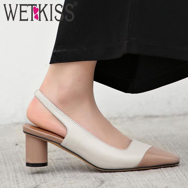 high heels sandals women 2021 summer female cow leather stitching shoes woman fashion slingback ladies, Black
high heels sandals women 2021 summer female cow leather stitching shoes woman fashion slingback ladies, Black