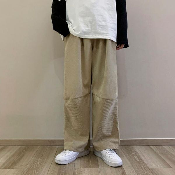 men's pants 2021 straight leg men korean fashion solid color loose casual streetwear retro wide, Black
men's pants 2021 straight leg men korean fashion solid color loose casual streetwear retro wide, Black