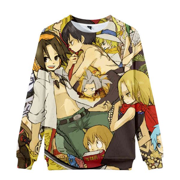 women's hoodies & sweatshirts anime streetwear shaman king sweatshirts the neck-neck long sleeves harajuku casual 3d sweatpants for wom, Black
women's hoodies & sweatshirts anime streetwear shaman king sweatshirts the neck-neck long sleeves harajuku casual 3d sweatpants for wom, Black