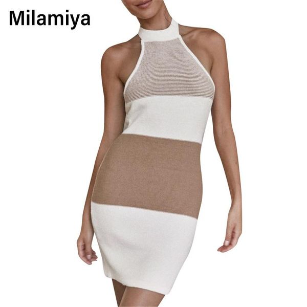 casual dresses 2021 summer elegant knitted bodycon mini dress women white sleeveless halter neck backless club party beach, Black;gray
casual dresses 2021 summer elegant knitted bodycon mini dress women white sleeveless halter neck backless club party beach, Black;gray