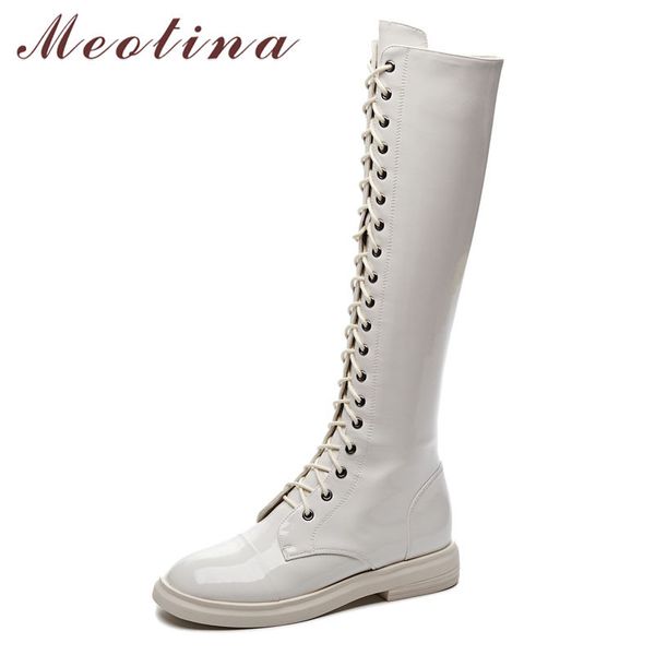 winter knee high boots women natural genuine leather flat tall patent zipper shoes lady autumn size 34-39 210517, Black
winter knee high boots women natural genuine leather flat tall patent zipper shoes lady autumn size 34-39 210517, Black