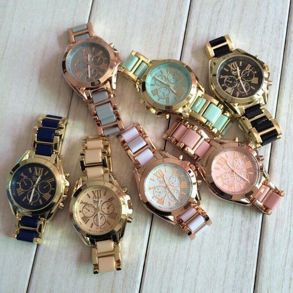 wristwatches arrival ladies geneva watch multifunction bracelet watch,roman dial woman stainless steel, Slivery;brown
wristwatches arrival ladies geneva watch multifunction bracelet watch,roman dial woman stainless steel, Slivery;brown