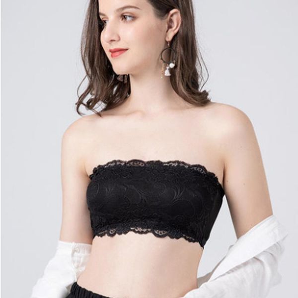 bustiers & corsets 1pcs women's lace floral bralet bra bustier back closure bandeau crop padded bralette strapless tube lingerie, Black;white
bustiers & corsets 1pcs women's lace floral bralet bra bustier back closure bandeau crop padded bralette strapless tube lingerie, Black;white