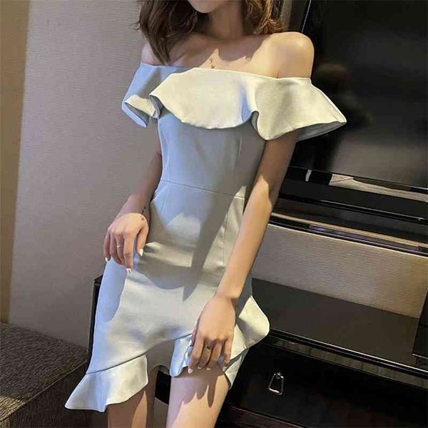 one-shoulder ruffled waist halter irregular tube skirt temperament was thin night dress 210416, Black;gray
one-shoulder ruffled waist halter irregular tube skirt temperament was thin night dress 210416, Black;gray