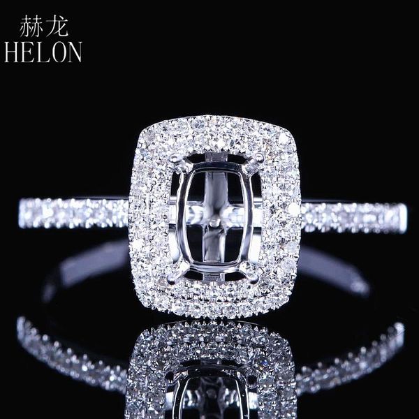 cluster rings helon 4x6mm cushion cut solid 14k white gold au585 pave natural diamond engagement wedding ring two semi mount, Golden;silver
cluster rings helon 4x6mm cushion cut solid 14k white gold au585 pave natural diamond engagement wedding ring two semi mount, Golden;silver