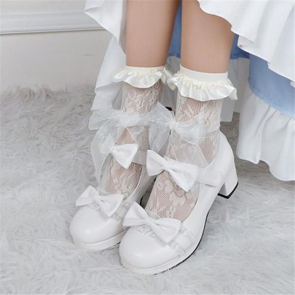 candy color sweet lolita lace ruffles bowtie princess mary janes wedding white dress evening cosplay shoes women 34-45, Black
candy color sweet lolita lace ruffles bowtie princess mary janes wedding white dress evening cosplay shoes women 34-45, Black