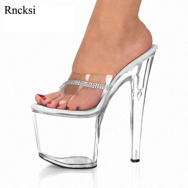 rncksi women 20cm super high heel clear platforms pole dance/performance/model shoes wedding party slippers, Black
rncksi women 20cm super high heel clear platforms pole dance/performance/model shoes wedding party slippers, Black