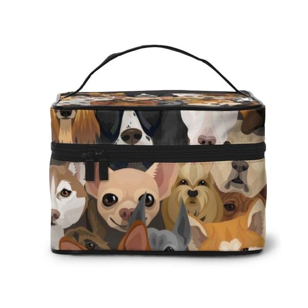 women makeup bags cosmetic bag toiletries organizer travel storage dogs different breeds & cases 
women makeup bags cosmetic bag toiletries organizer travel storage dogs different breeds & cases