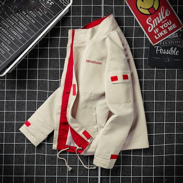 men's jackets windbreak men cargo bassball overcoats loose streetwear patchwork outwear mens pockets bomber jacket joggers spring 2021, Black;brown
men's jackets windbreak men cargo bassball overcoats loose streetwear patchwork outwear mens pockets bomber jacket joggers spring 2021, Black;brown