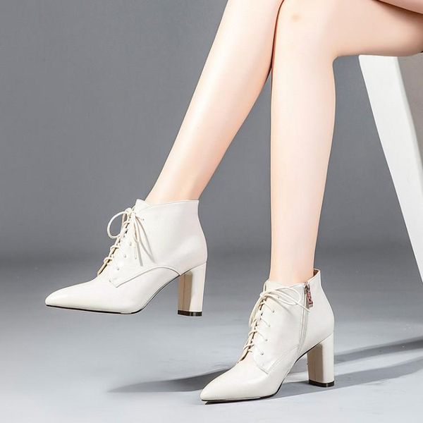 boots fashion brand genuine leather women ankle knight warm high heels ladies shoes woman party wedding basic winter, Black
boots fashion brand genuine leather women ankle knight warm high heels ladies shoes woman party wedding basic winter, Black