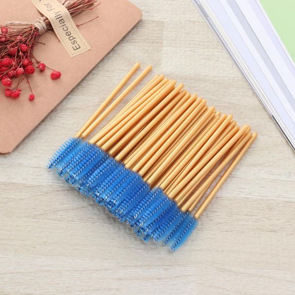 eyelash curler 50 pcs disposable brushes mascara wand applicator colored makeup protable volume (gold rod, black brush)
eyelash curler 50 pcs disposable brushes mascara wand applicator colored makeup protable volume (gold rod, black brush)