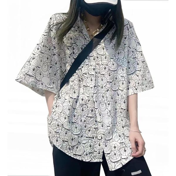 women's blouses & shirts 2021 summer harajuku kawaii women graffiti cartoon print blouse fashion streetwear casual loose blusas mujer, White
women's blouses & shirts 2021 summer harajuku kawaii women graffiti cartoon print blouse fashion streetwear casual loose blusas mujer, White