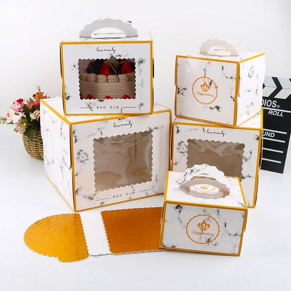 gift wrap 4inch/6inch/8inch heighten cake boxes birthday containers golden marble box paper board organizer with handle cases
gift wrap 4inch/6inch/8inch heighten cake boxes birthday containers golden marble box paper board organizer with handle cases