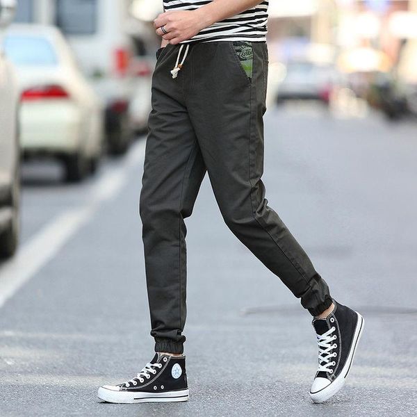 men's autumn/winter straight ankle-length pants loose cargo ankle-tied umbrella trousers sports and leisure women's & capris, Black;white
men's autumn/winter straight ankle-length pants loose cargo ankle-tied umbrella trousers sports and leisure women's & capris, Black;white