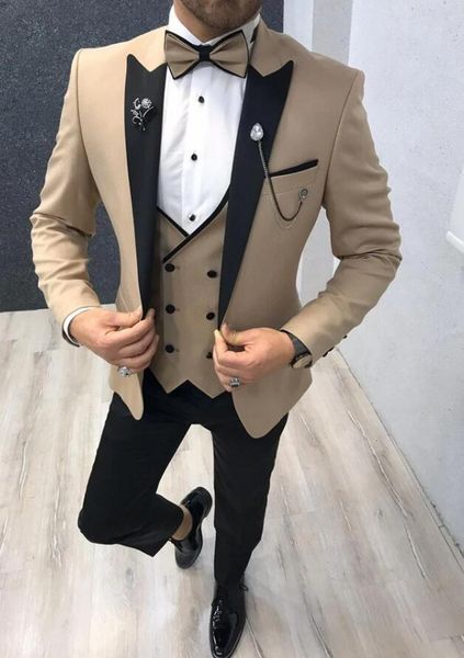 men's suits & blazers arrival men champagne and black groom tuxedos lapel groomsmen wedding man ( jacket+pants+vest+tie ) d32, White;black
men's suits & blazers arrival men champagne and black groom tuxedos lapel groomsmen wedding man ( jacket+pants+vest+tie ) d32, White;black
