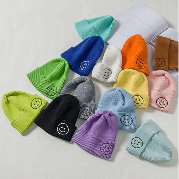caps & hats baby hat autumn winter kids knitted children warm beanies solid smile embroidery soft thickening fashion, Yellow
caps & hats baby hat autumn winter kids knitted children warm beanies solid smile embroidery soft thickening fashion, Yellow