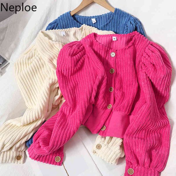 neploe temperament striped blouse women o-neck short shirts korean single breasted blouses coat sweet puff sleeve 4g377 210422, White
neploe temperament striped blouse women o-neck short shirts korean single breasted blouses coat sweet puff sleeve 4g377 210422, White