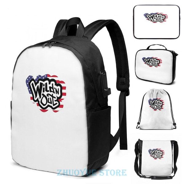 backpack graphic print wild n out - limited edition usa flag usb charge men school bags women bag travel laptop
backpack graphic print wild n out - limited edition usa flag usb charge men school bags women bag travel laptop