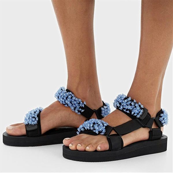 cute flowers decor women summer sandals comfortable outdoor beach sandal platform flat shoes woman causal ladies flats, Black
cute flowers decor women summer sandals comfortable outdoor beach sandal platform flat shoes woman causal ladies flats, Black