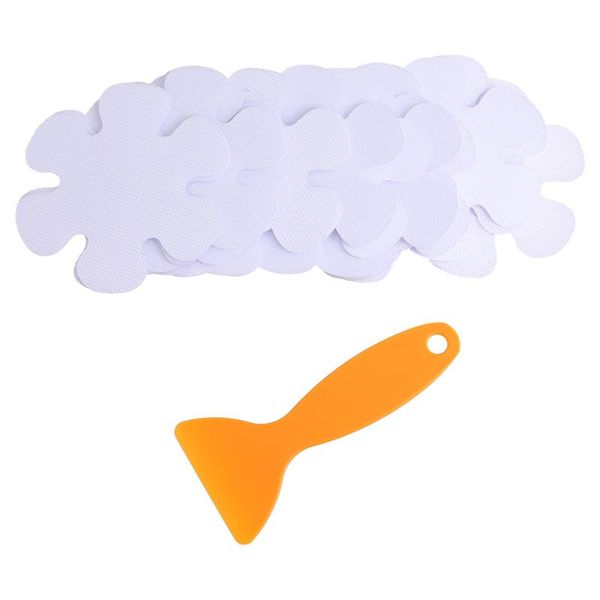 20pcs clear bathtub stickers flower shaped non-slip adhesive decals with scraper bath mats
20pcs clear bathtub stickers flower shaped non-slip adhesive decals with scraper bath mats