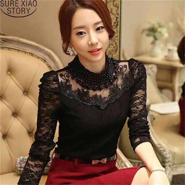 lace autumn blusas slim plus size lace blouse long sleeve casual shirt beaded openwork women clothing 800b 25 210528, White
lace autumn blusas slim plus size lace blouse long sleeve casual shirt beaded openwork women clothing 800b 25 210528, White
