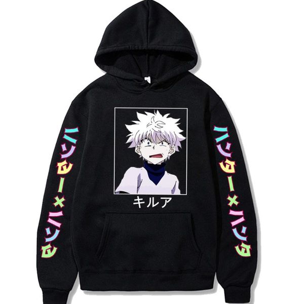 men's hoodies & sweatshirts 2021 anime x killua leorio kurapika gon hisoka print pullover men women hooded streetswear, Black
men's hoodies & sweatshirts 2021 anime x killua leorio kurapika gon hisoka print pullover men women hooded streetswear, Black