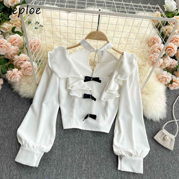 neploe shoulder strapless halter blouse women pullover long sleeve solid bow blusas spring all match shirt femme 210510, White
neploe shoulder strapless halter blouse women pullover long sleeve solid bow blusas spring all match shirt femme 210510, White