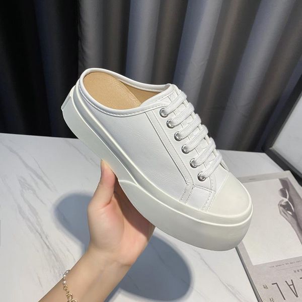 slippers swonco white shoes sneakers for women platform half mules 2021 canvas female causal flat, Black
slippers swonco white shoes sneakers for women platform half mules 2021 canvas female causal flat, Black
