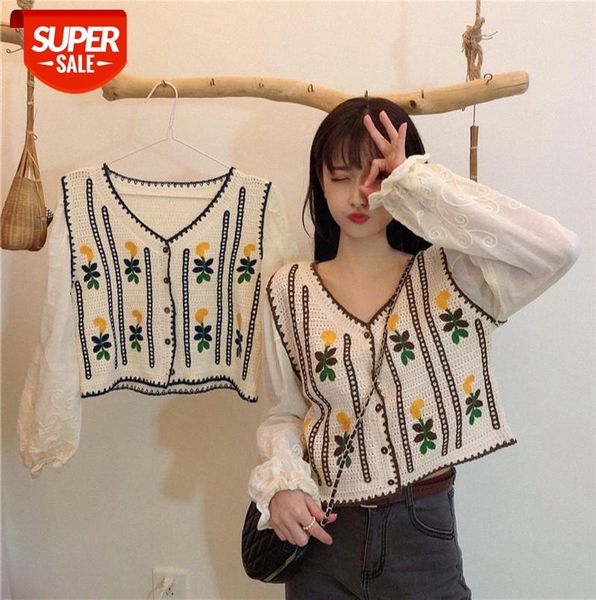 dongdaemun, south korea sweet v-neck blouse flower embroidery stitching shirt sleeves sweater women #dc2v, Black
dongdaemun, south korea sweet v-neck blouse flower embroidery stitching shirt sleeves sweater women #dc2v, Black