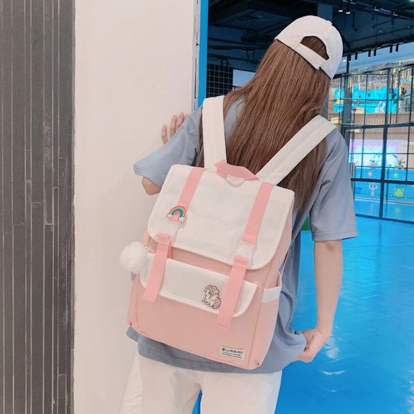 teenage girls school bags cute patchwork backpacks women waterproof oxford high teen schoolbag 2021
teenage girls school bags cute patchwork backpacks women waterproof oxford high teen schoolbag 2021