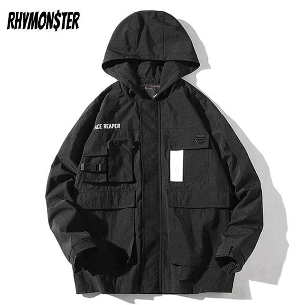 men's jackets rhymonster mulit-pocket cargo hooded streetwear mens hip hop harajuku multi-pockets windbreaker zipper coats male, Black;brown
men's jackets rhymonster mulit-pocket cargo hooded streetwear mens hip hop harajuku multi-pockets windbreaker zipper coats male, Black;brown